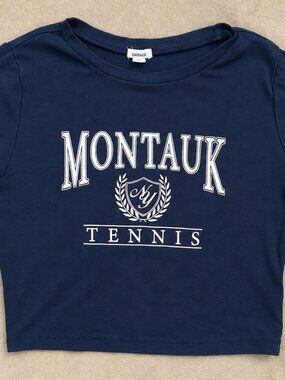 Garage Navy Blue Women's Top